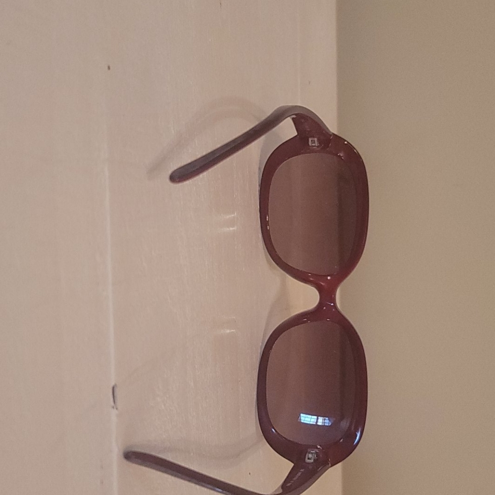 Fendi Burgundy Wine Merlot Logo Vintage Small Medium Frame Sunglasses - Picture 6 of 6